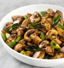 Salt And Pepper Fry - Mushroom