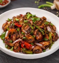 Chilly Mushroom Fry
