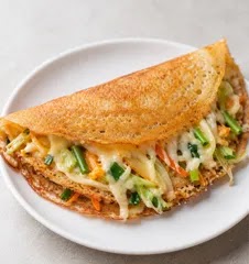 Veg Spring Dosa With Cheese