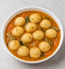 Sambar Idly (Mini Idly) - 12 Pcs