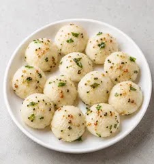 Thadukka Idly (Mini Idly) - 12 Pcs