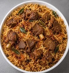 Mutton Ghee Roast Biryani