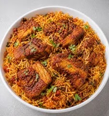 Ghee Roast Fish Fry Biryani