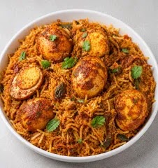 Ghee Roast Egg Biryani