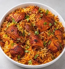 Ghee Roast Chicken Biryani